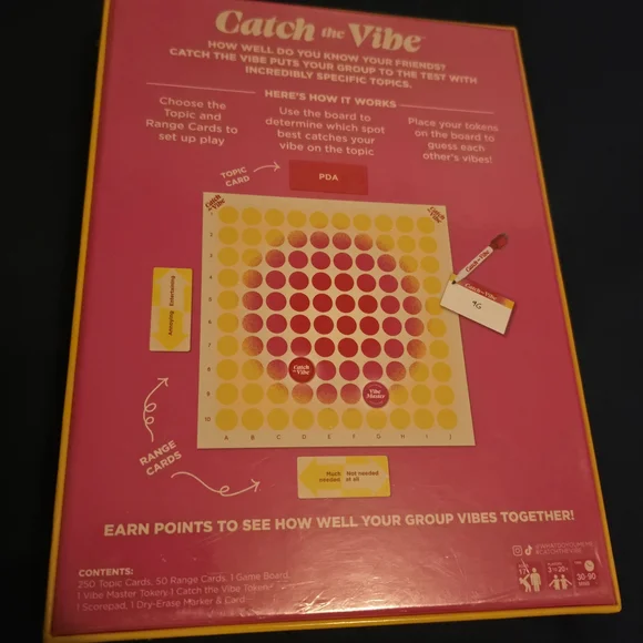 Catch the Vibe Party Game - Brand New And Sealed. - Picture 2 of 5
